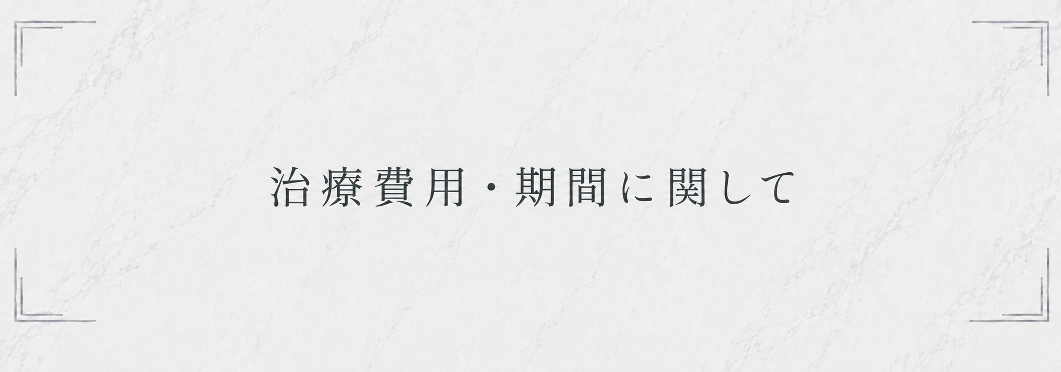 治療費用案内