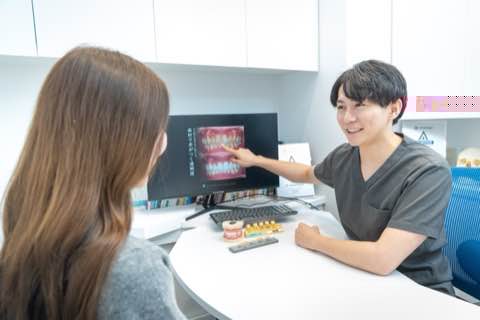 銀座 マウスピース矯正の無料相談(東京銀座NOVA矯正歯科のカウンセリング風景)